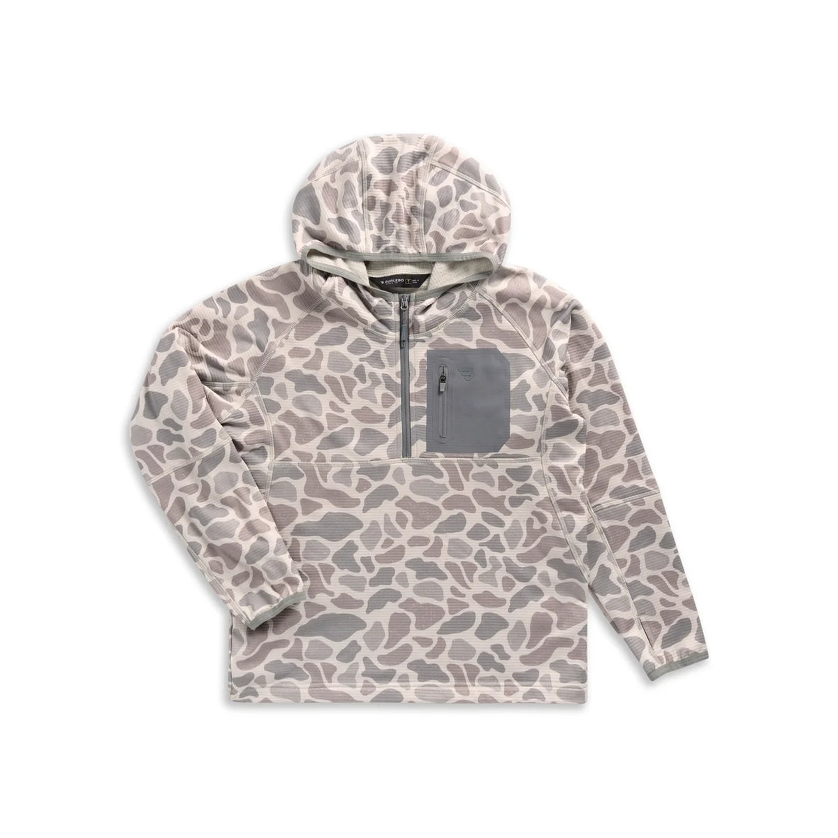 Youth Blaze Tech Quarter Zip — Classic Deer Camo