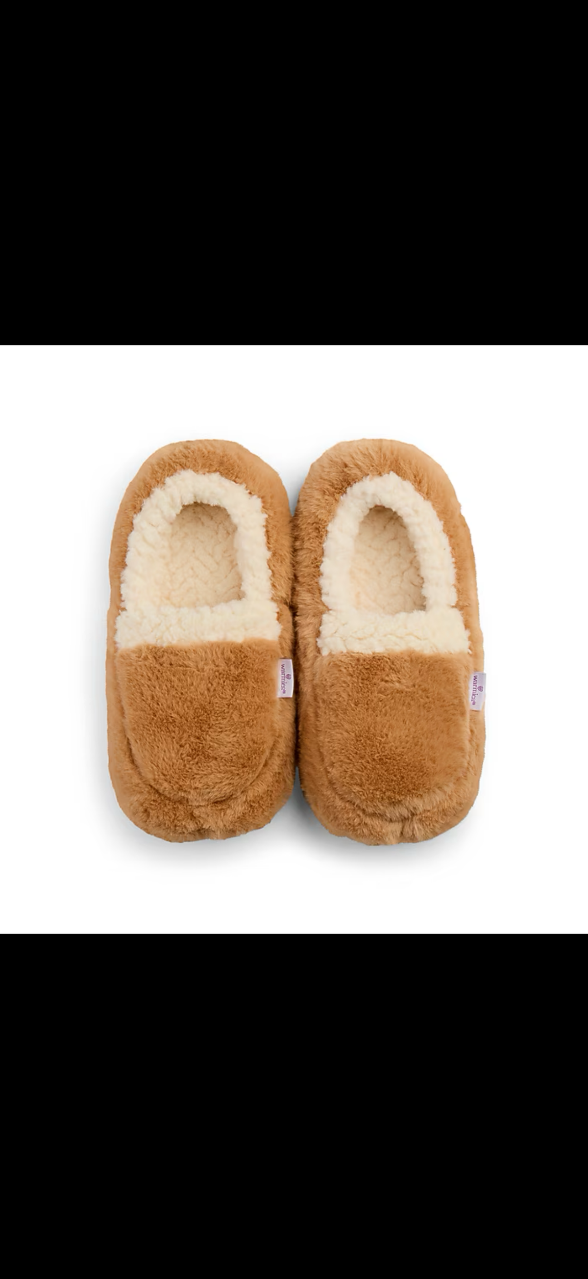 Warmies Deluxe Sherpa Microwavable Slipper