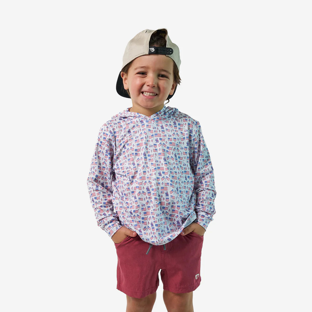 Youth Performance Hoodie— Old Glory