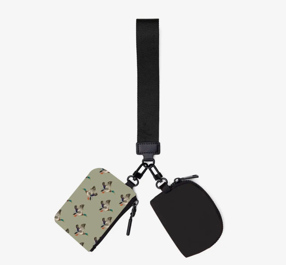 Green Duck Dual Wristlet