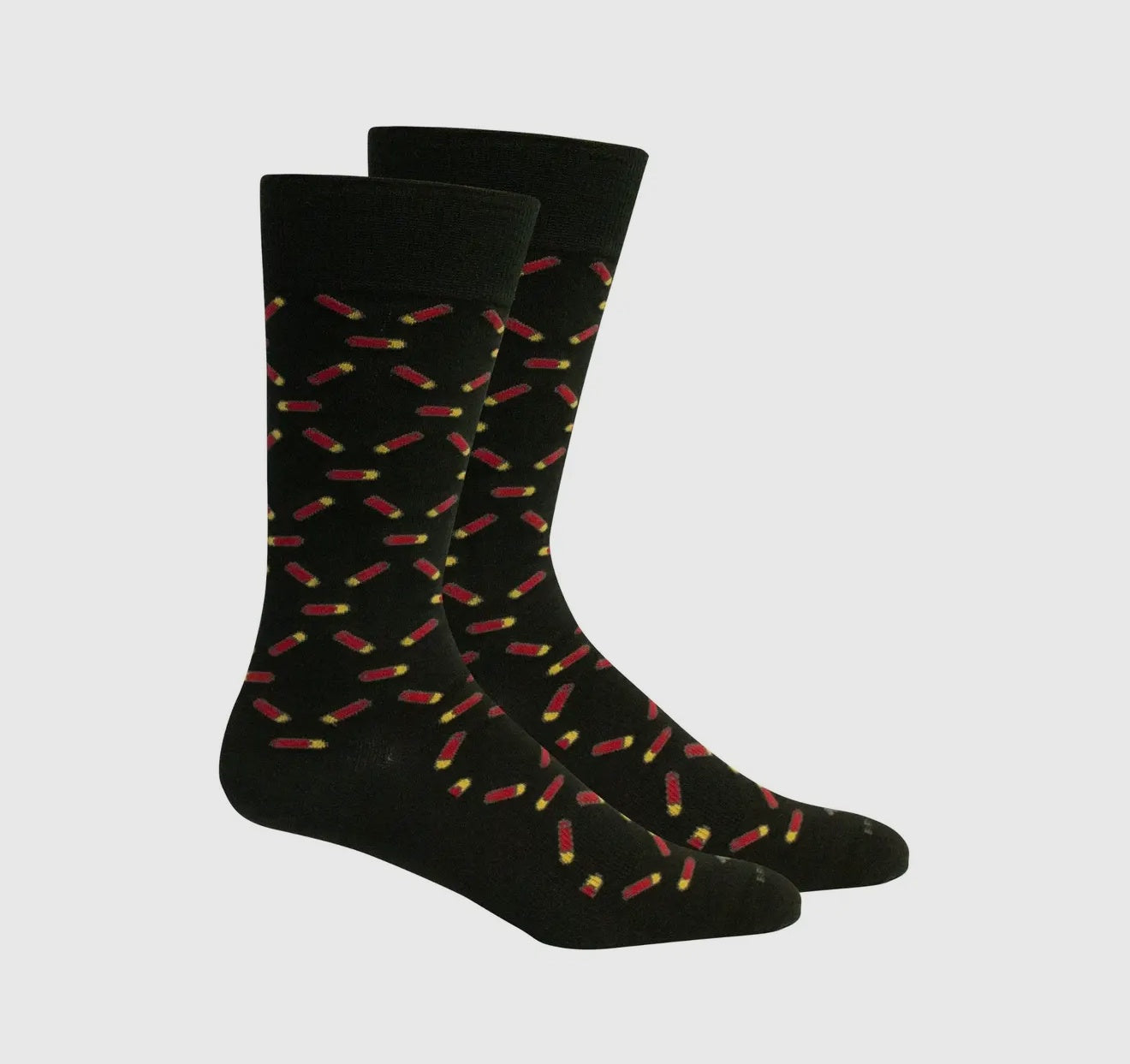Black High Brass Shell Socks