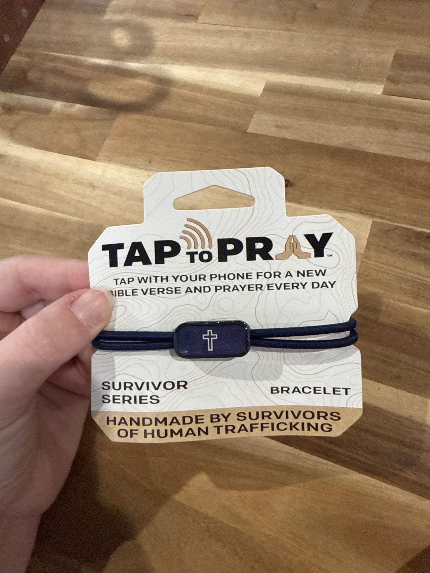 Tap to Pray Bungee Bracelet