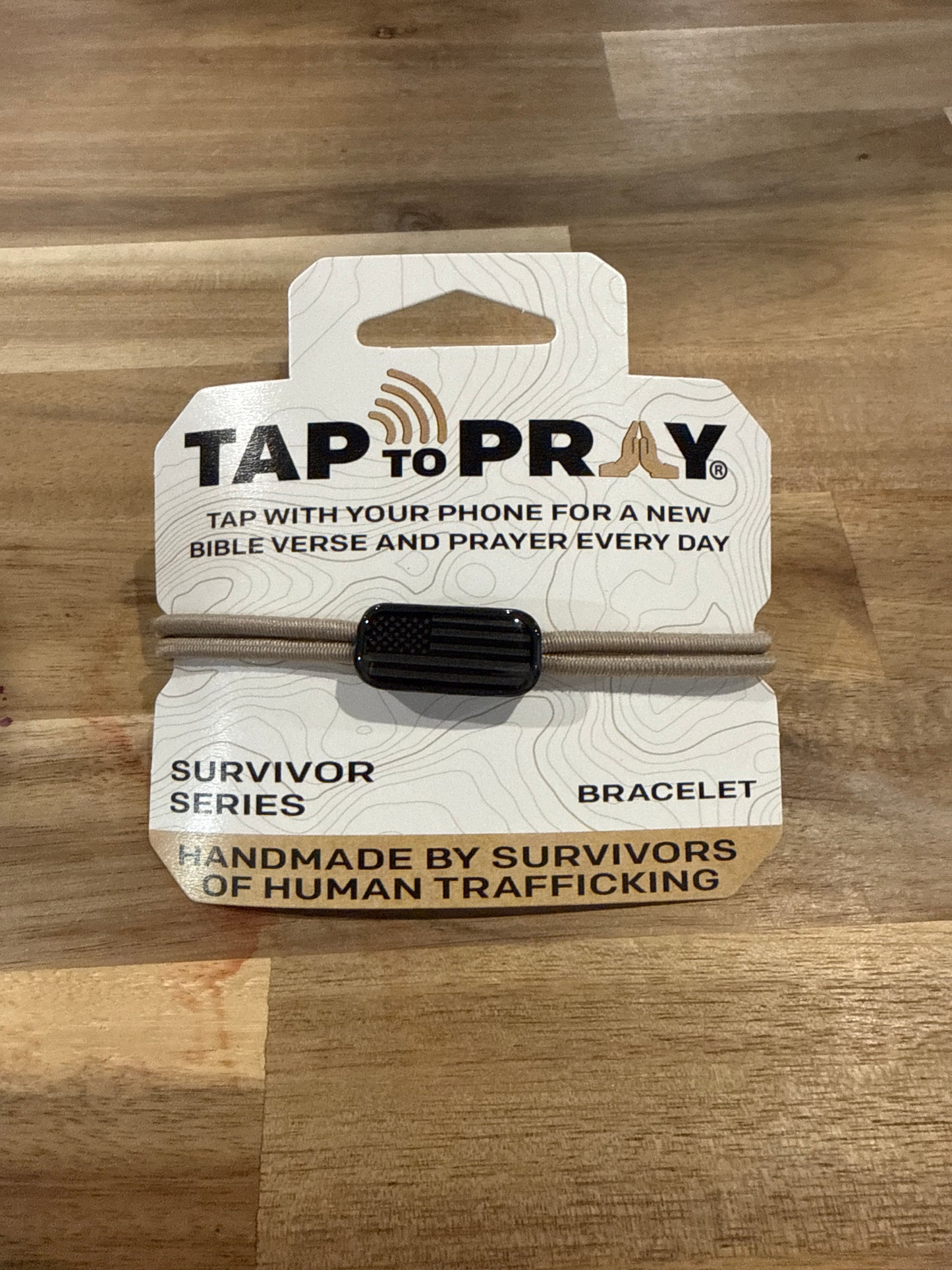 Tap to Pray Bungee Bracelet