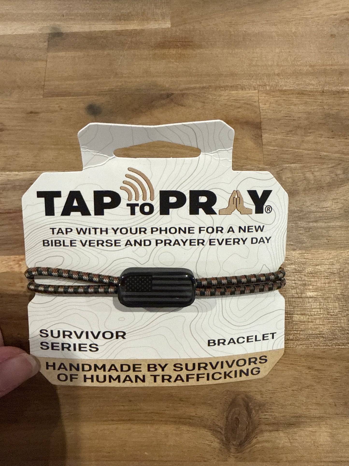 Tap to Pray Bungee Bracelet