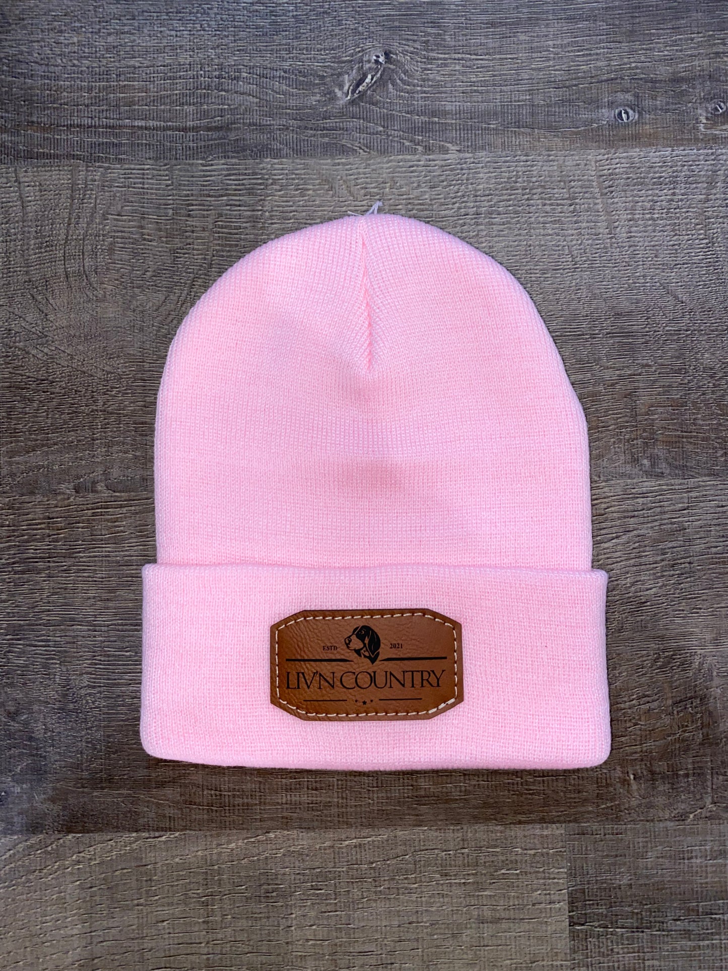 Leather Patch Toboggan