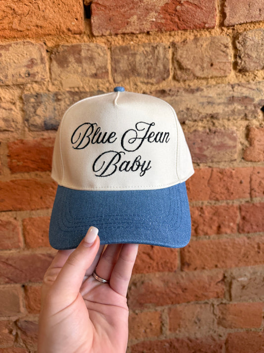 Blue Jean Baby Hat