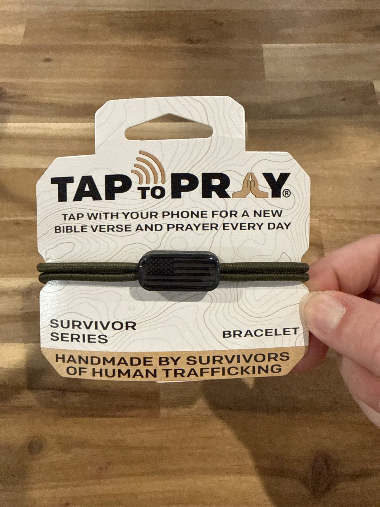 Tap to Pray Bungee Bracelet