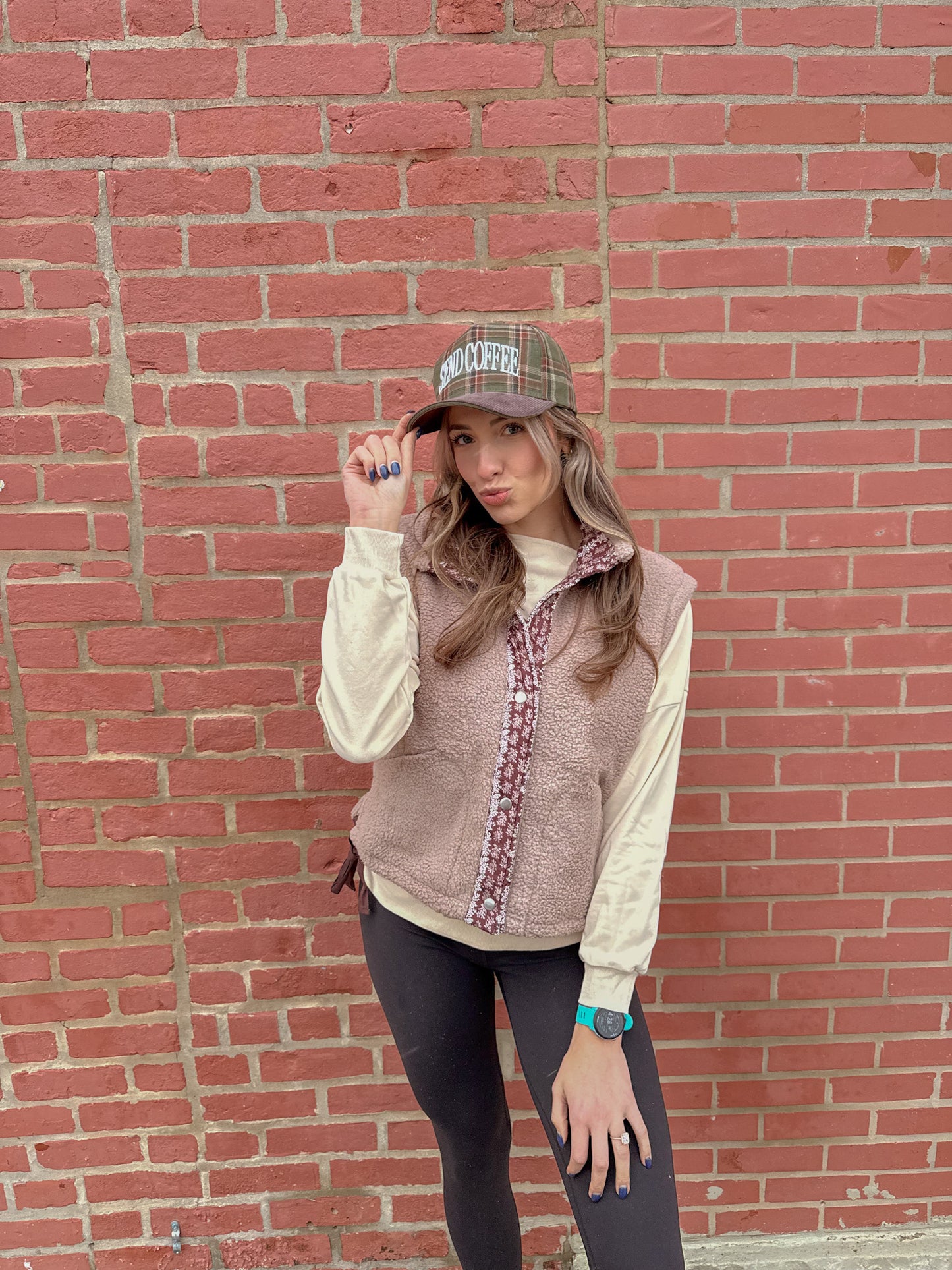 Side Bows Sherpa Vest