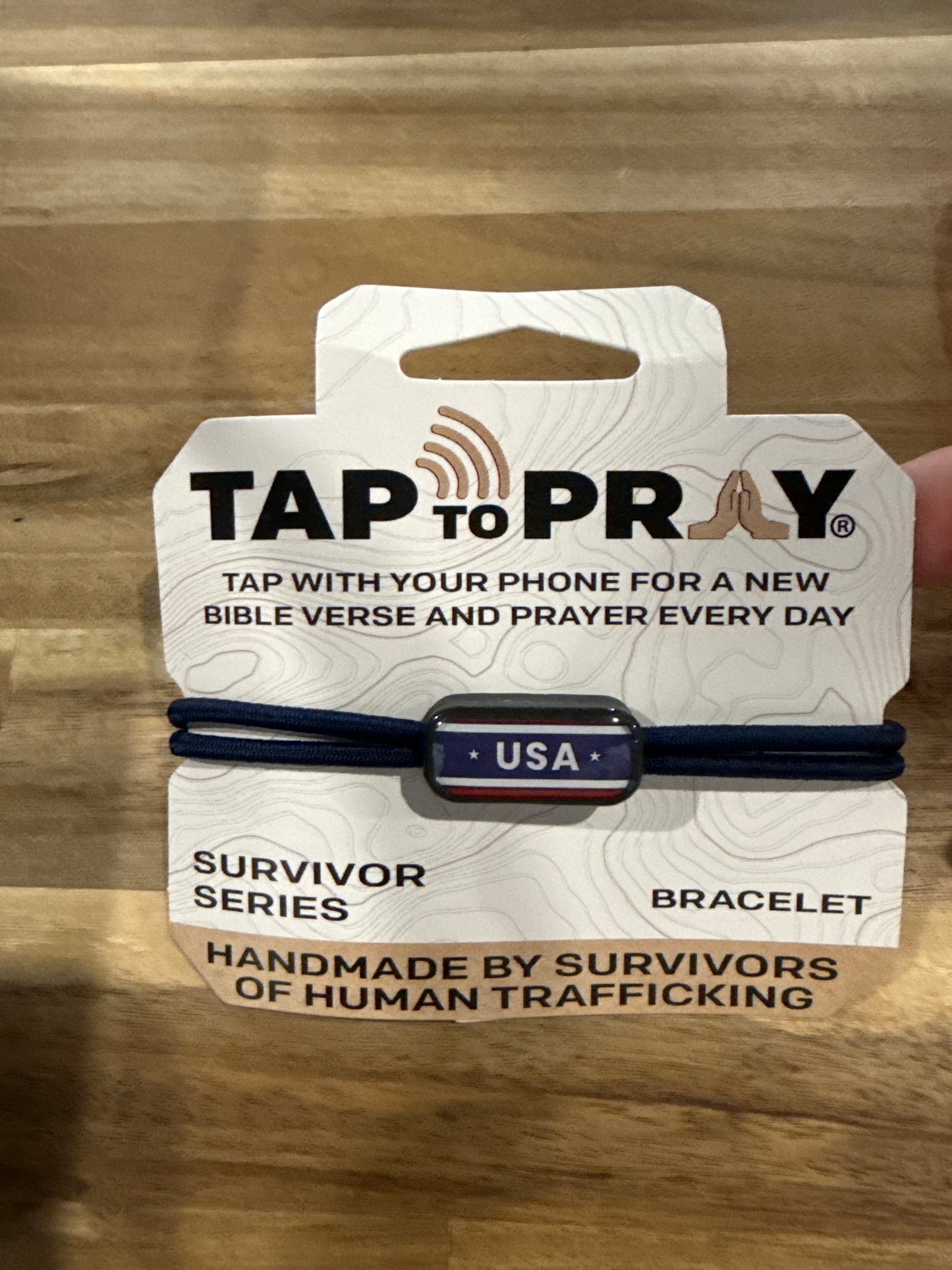 Tap to Pray Bungee Bracelet