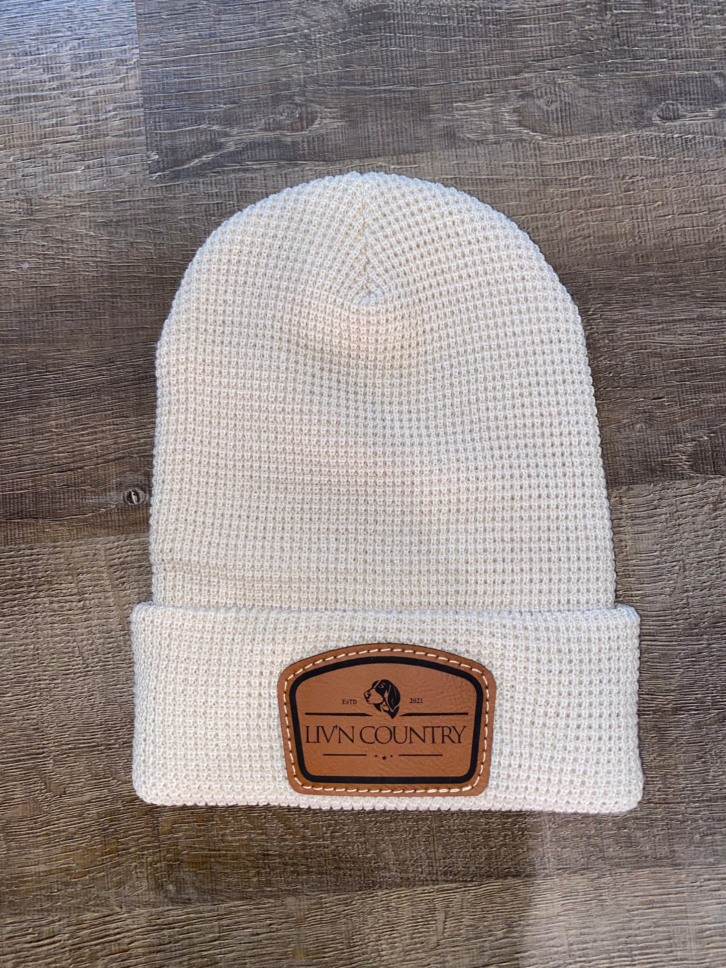 Leather Patch Toboggan