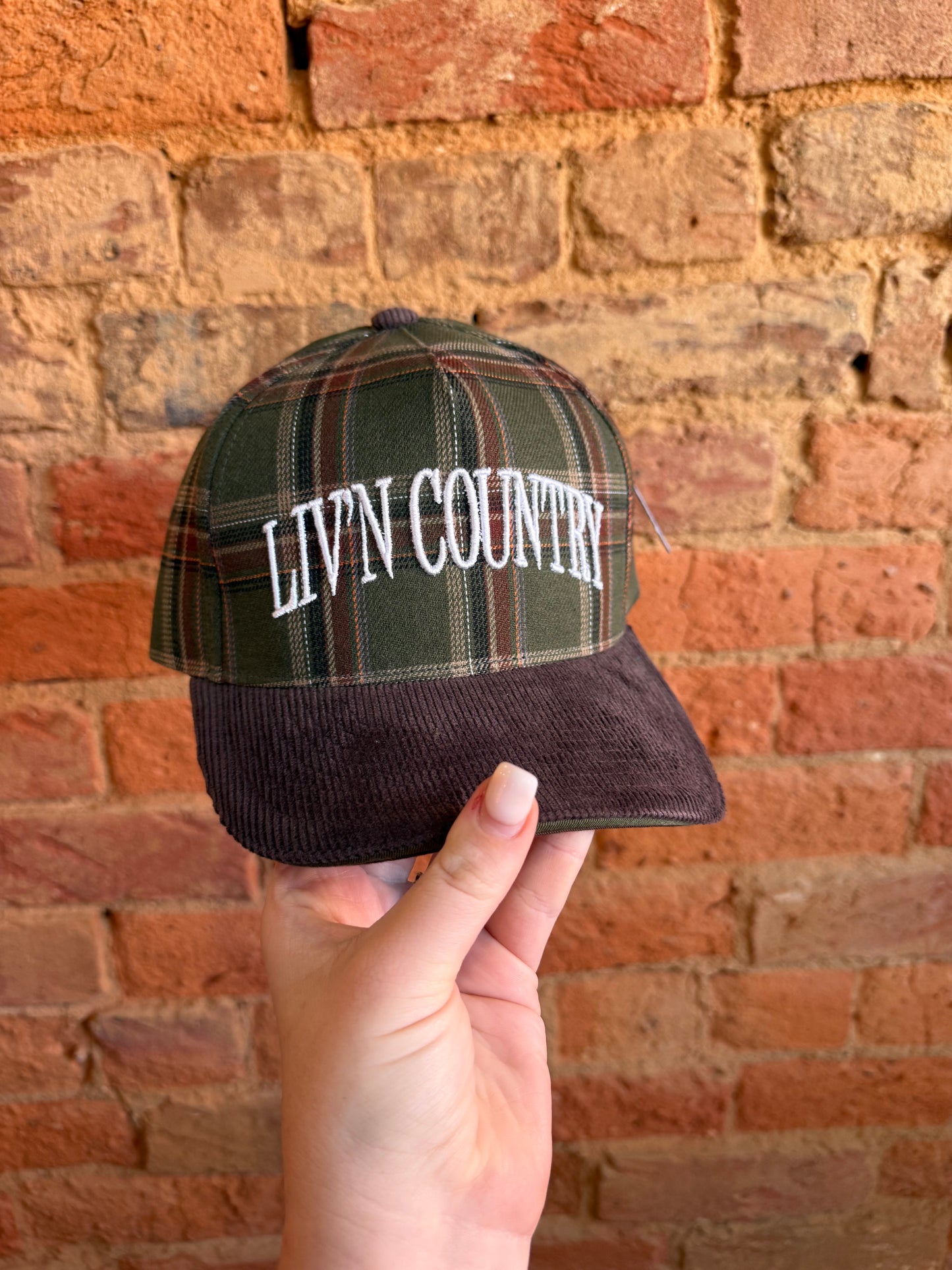 Liv’n Country Green Plaid