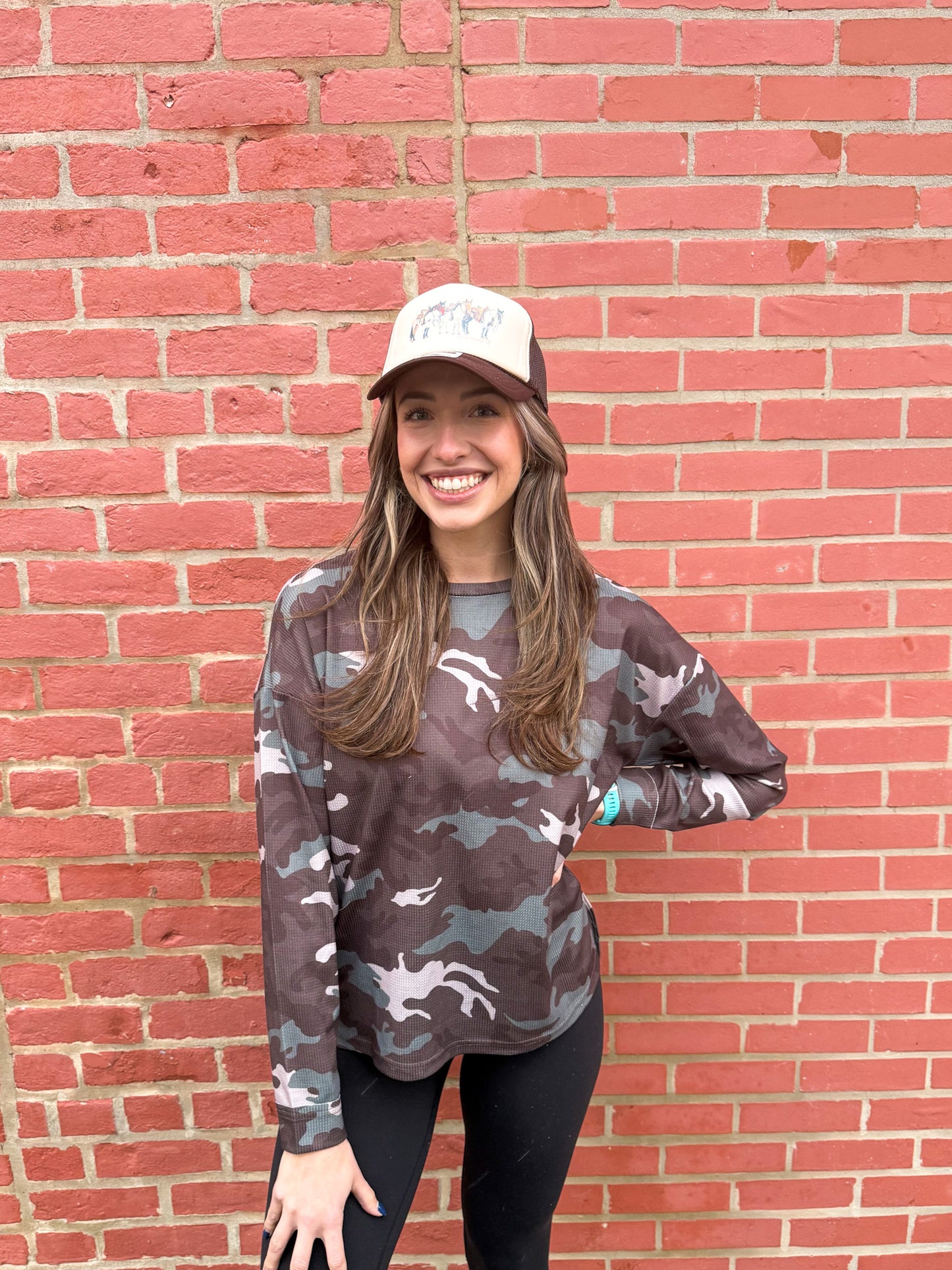 Thermal Long Sleeve Camo Tee