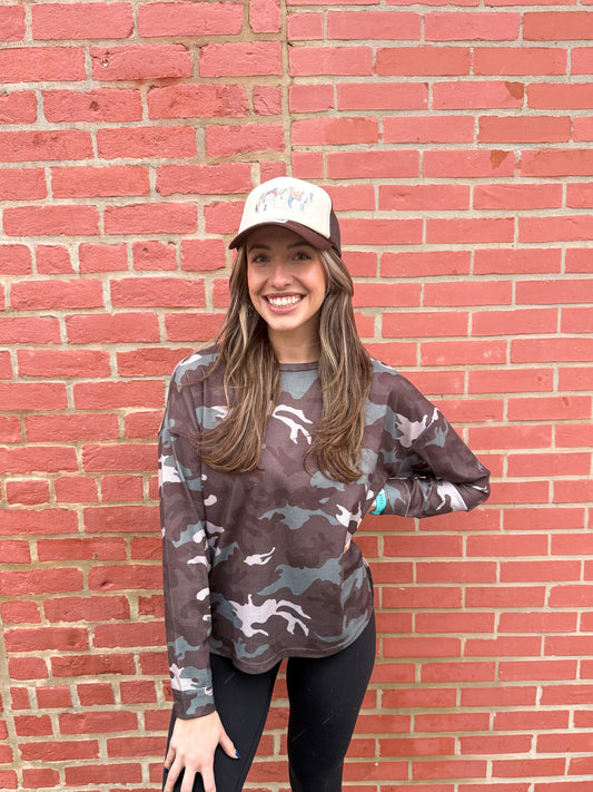 Thermal Long Sleeve Camo Tee