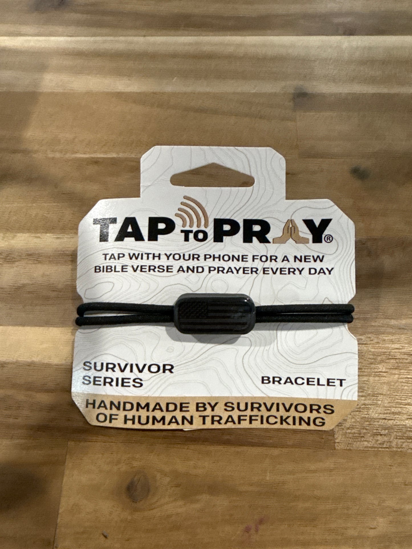 Tap to Pray Bungee Bracelet