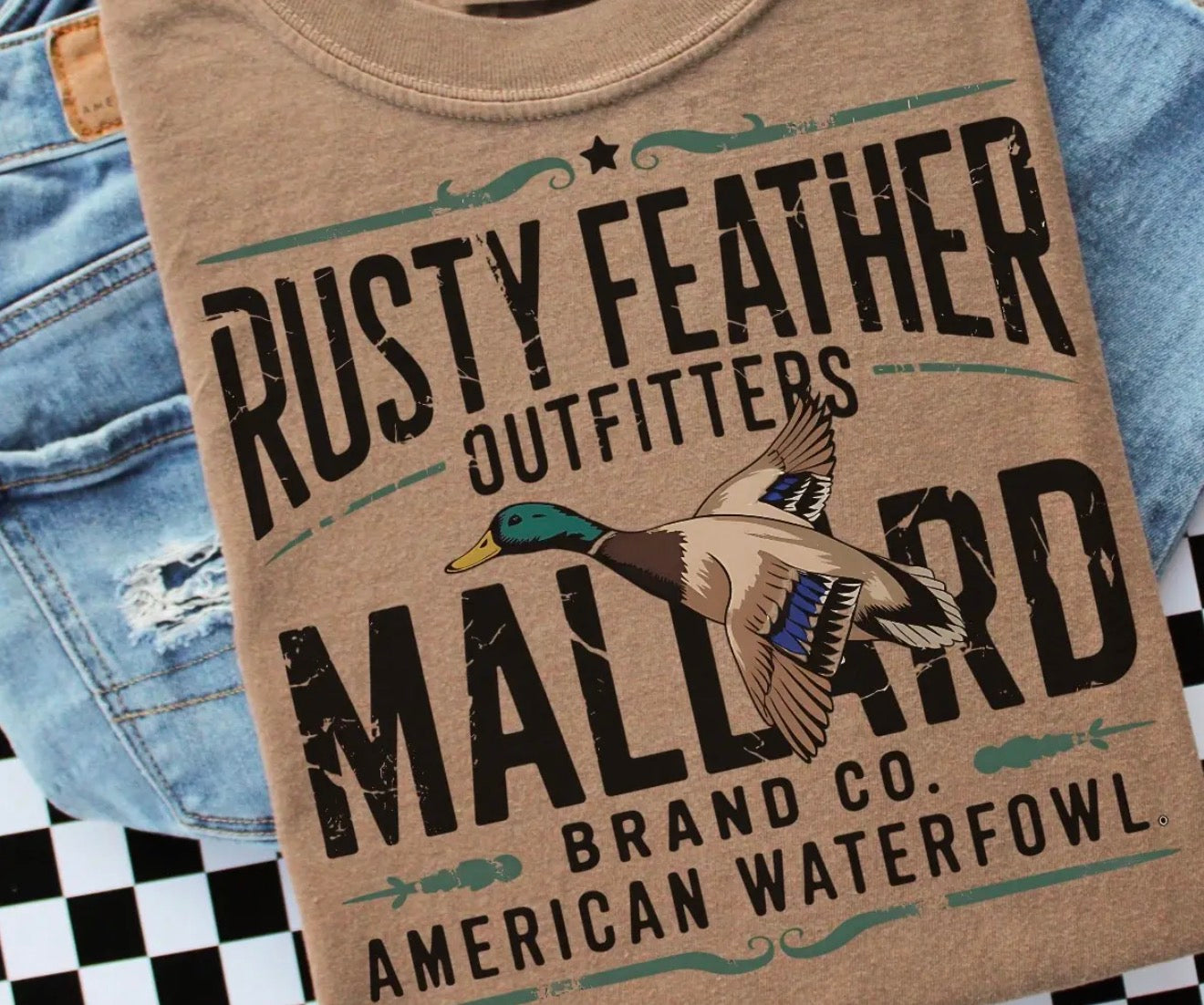 Rusty Feathers Outfitters Tshirt