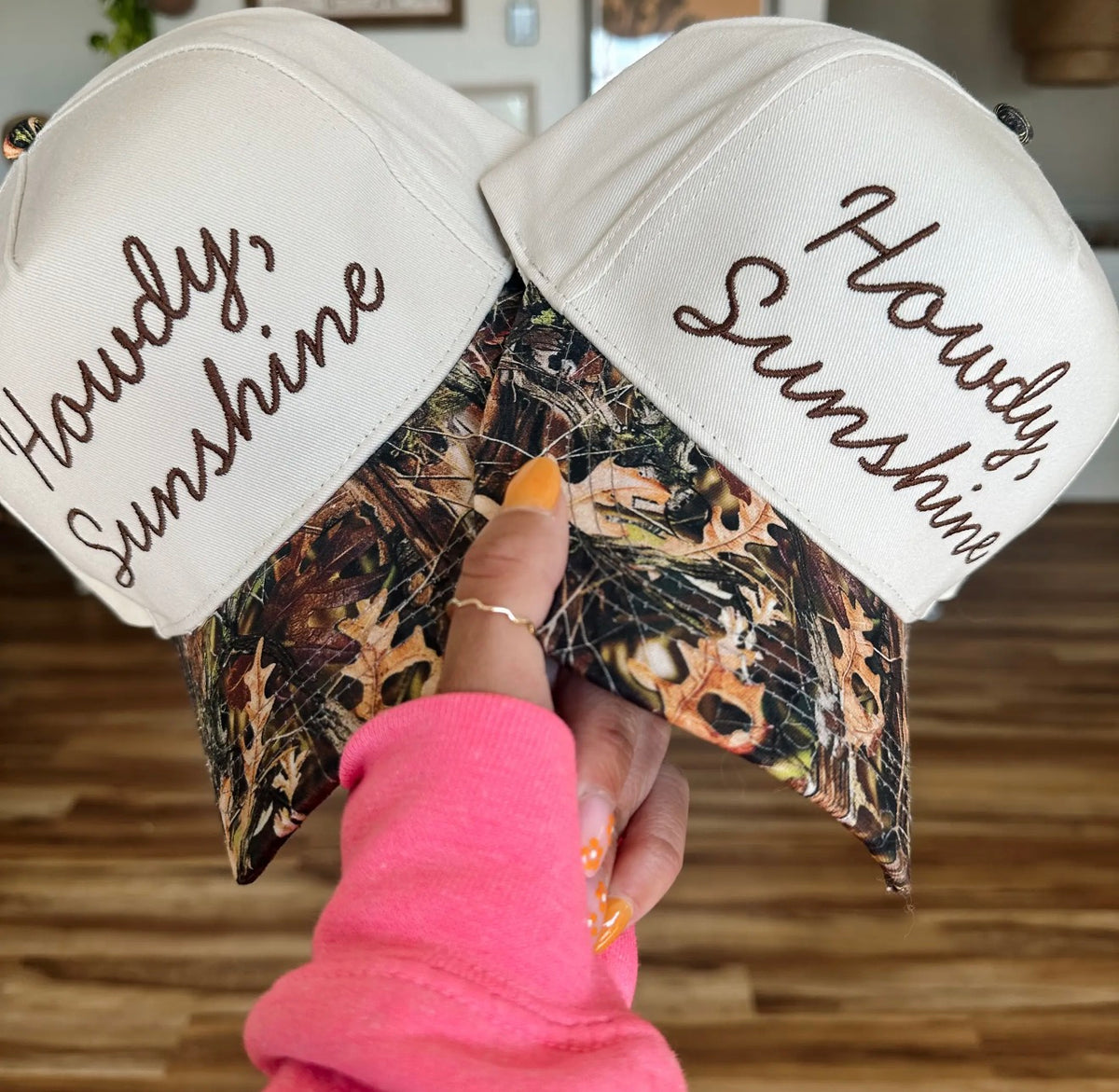 Howdy Sunshine Camo Hat