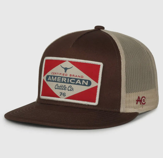 Brown American Cattle Co Hat