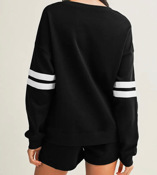 Black Long Sleeve Top