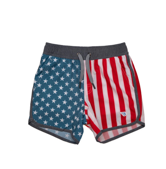 Throwback USA Swim Trunk