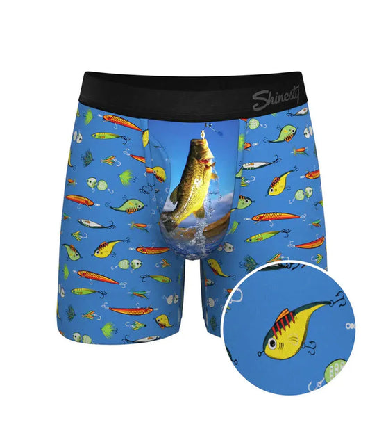 Mens Boxer Brief w/ Fly The Bait & Tackle