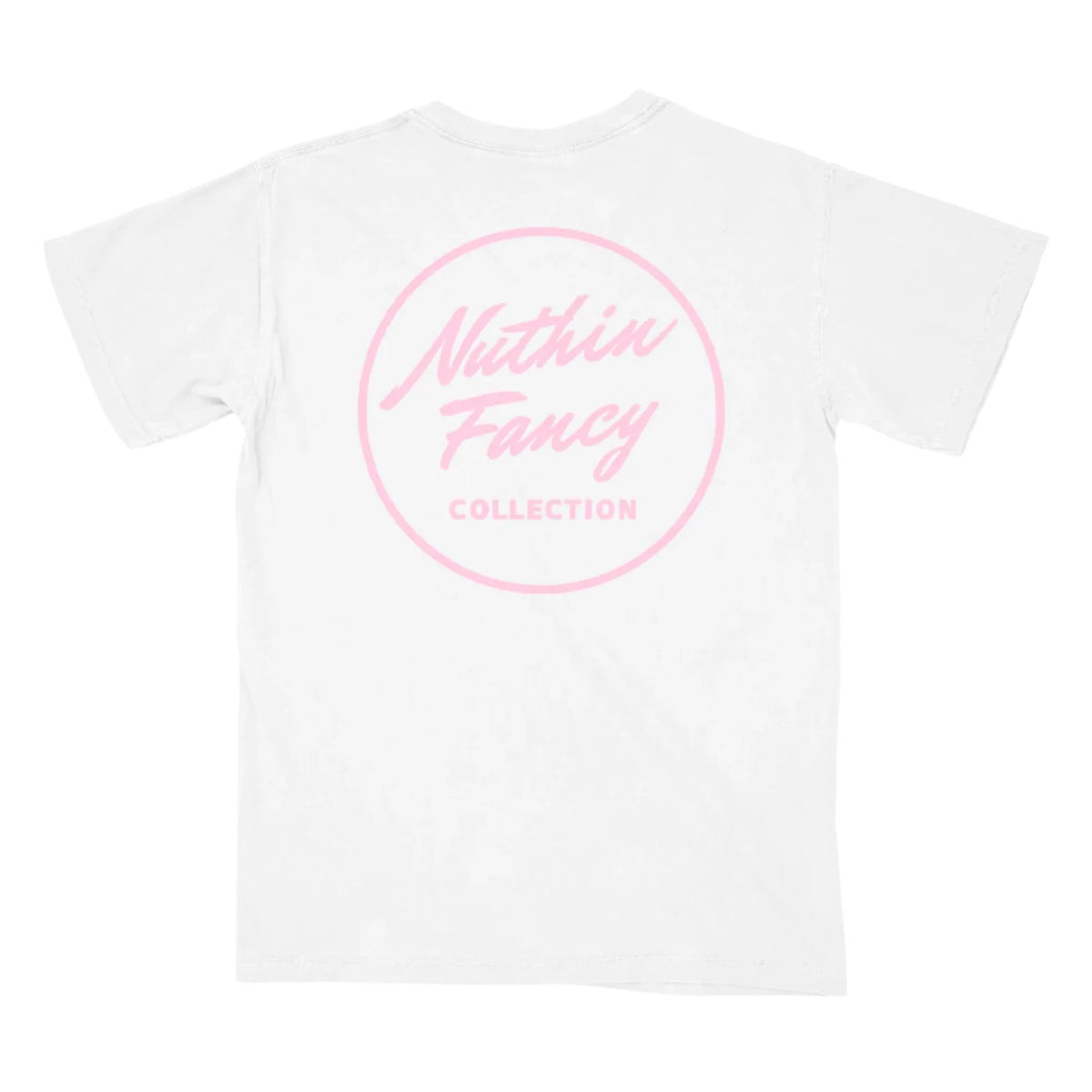 Plain Jane Tee— white/pink
