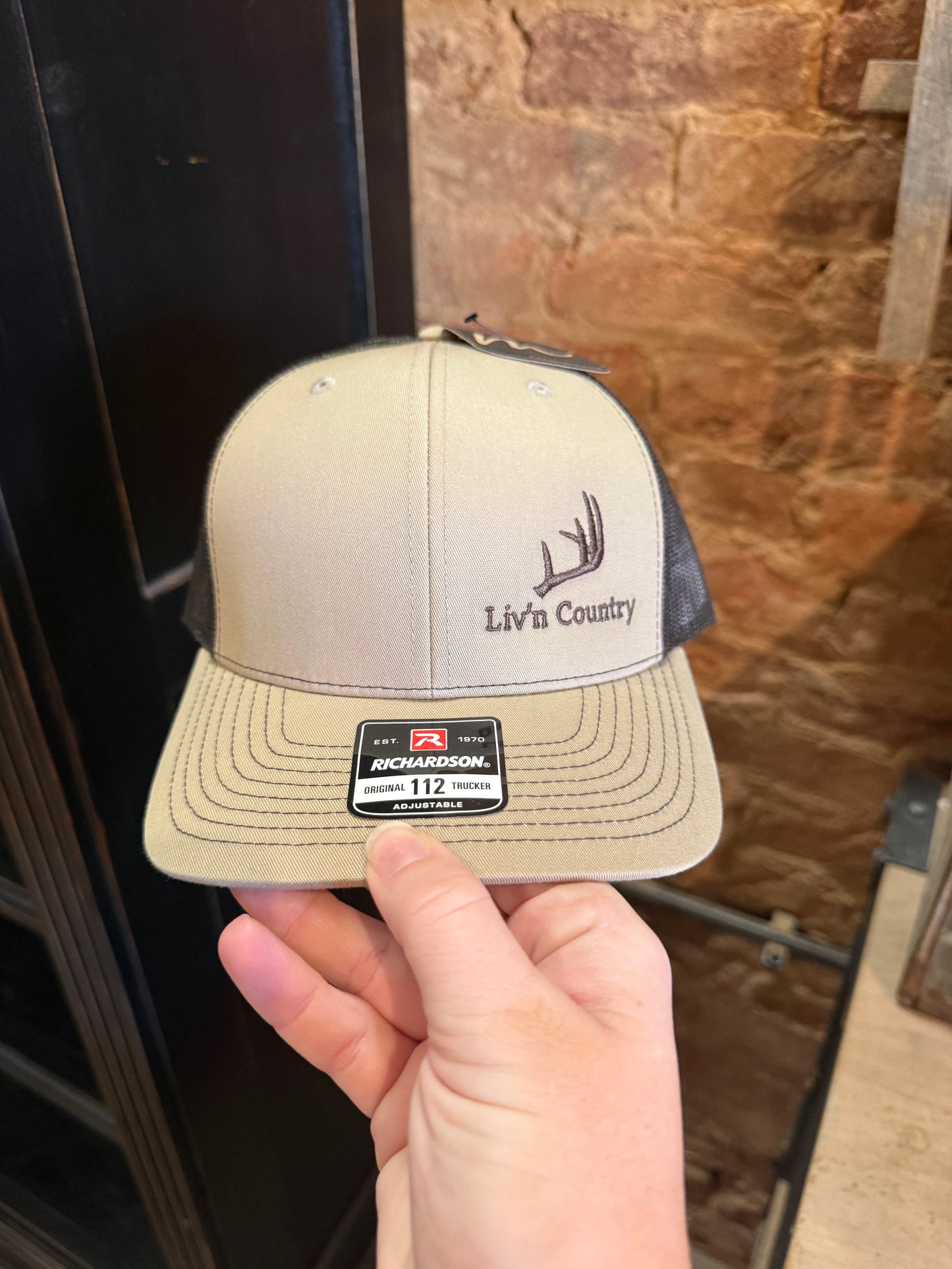 Khaki Horn Hat