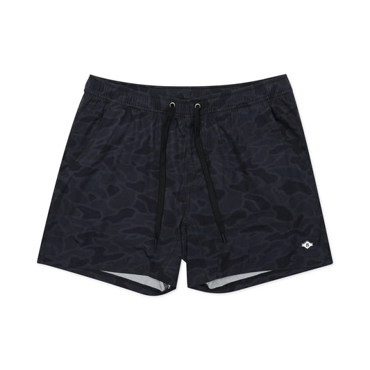 Black Camo Athletic Short