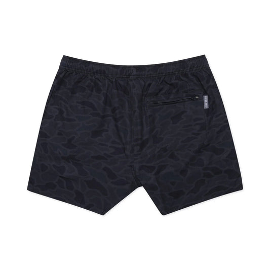 Black Camo Athletic Short
