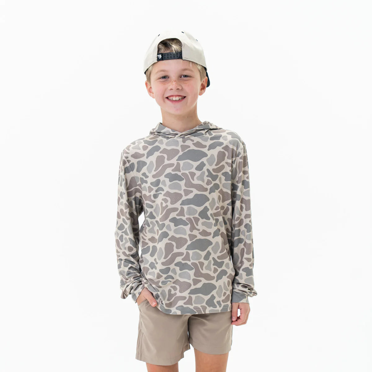 Youth Performance Hoodie— Classic Deer Camo