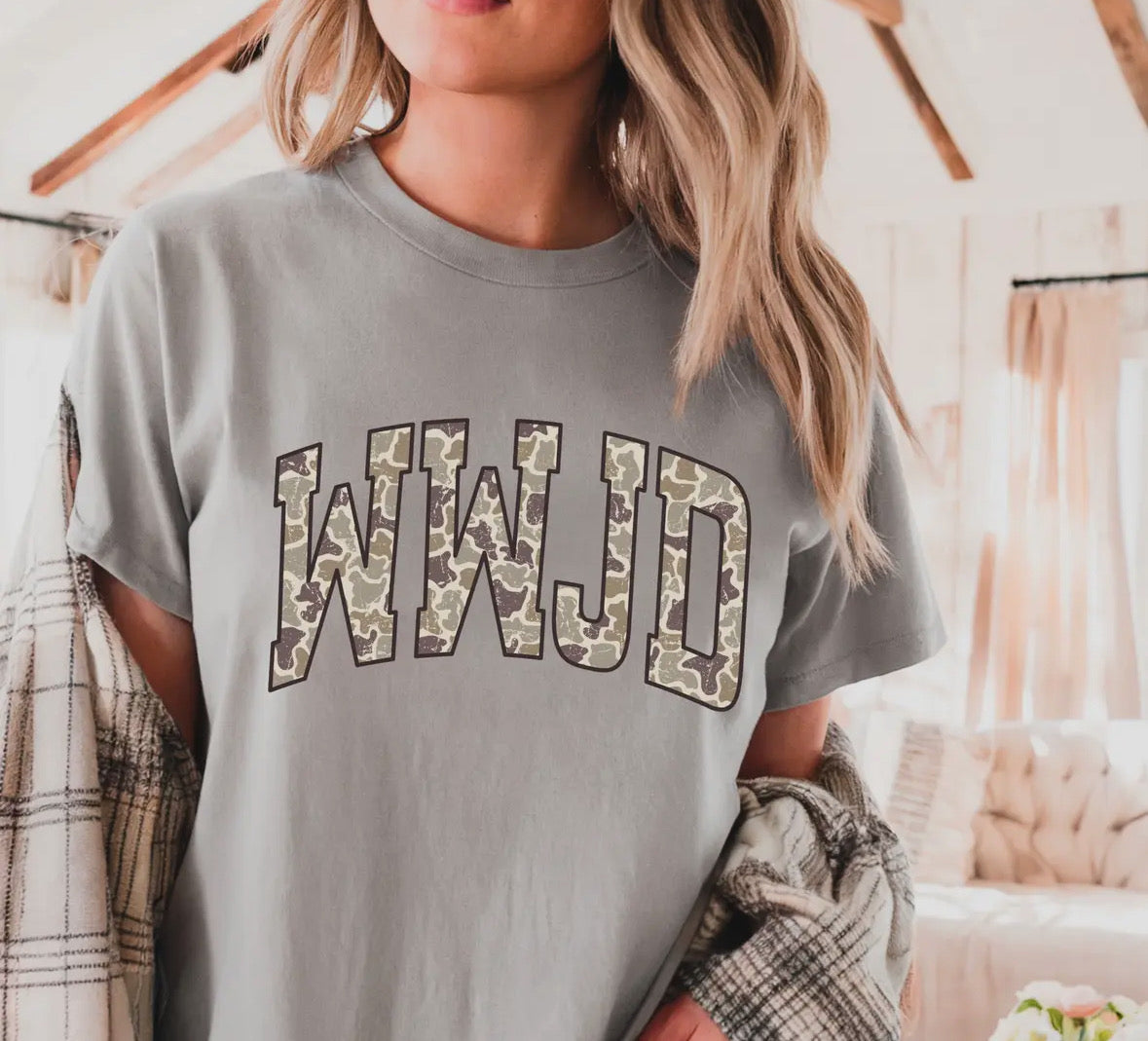 WWJD Light Grey T-shirt