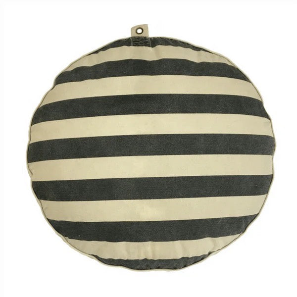 Polka Dot and Stripes Floor Pouf