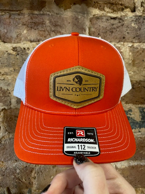 Orange Richardson Hat with Logo