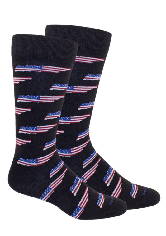 Tennessee USA Navy Socks