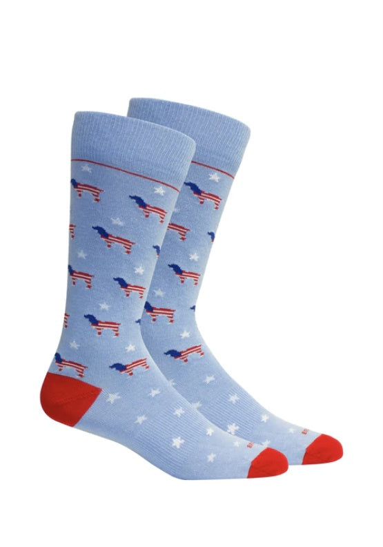 Red White & Beau Della Blue Socks