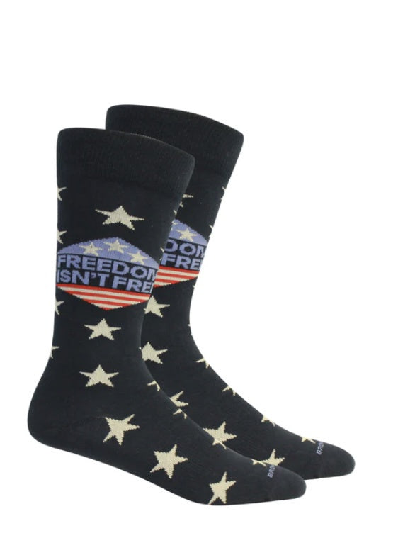 Freedom Isn’t Free Navy Socks